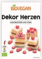 POSYPKA DEKORACYJNA CZERWONE SERCA BEZGLUTENOWA BIO 35 g - BIOVEGAN