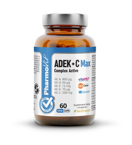 WITAMINA ADEK + WITAMINA C COMPLEX 60 KAPSUŁEK - PHARMOVIT (CLEAN LABEL)